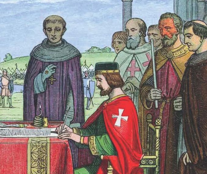 Signing the Magna Carta