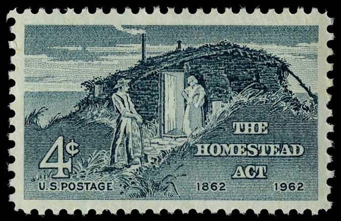 Homestead Act Commemorative Stamp 