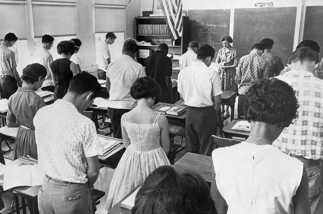 Students Praying in School