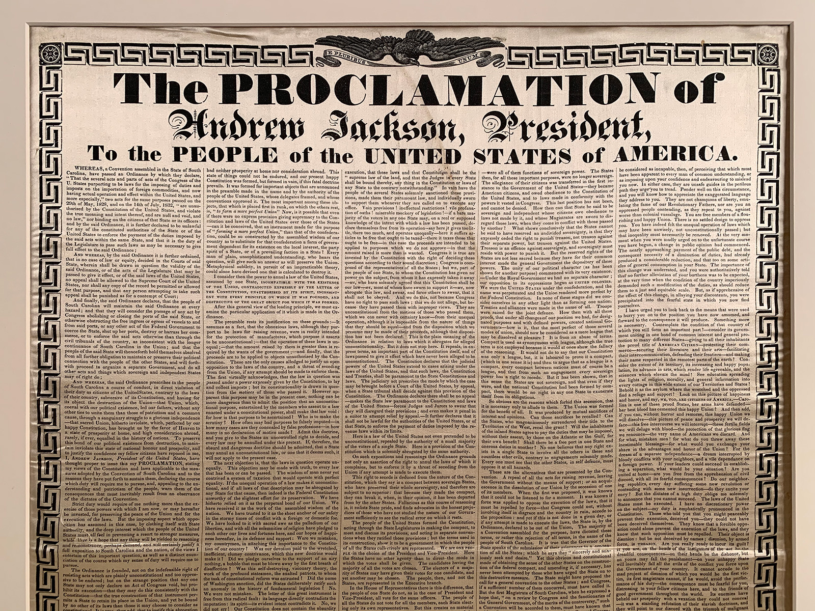 Printed Proclamation 