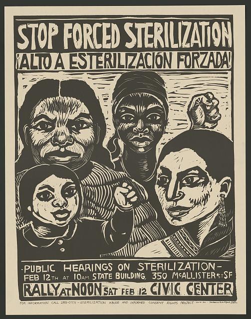 Stop forced sterilization poster/image