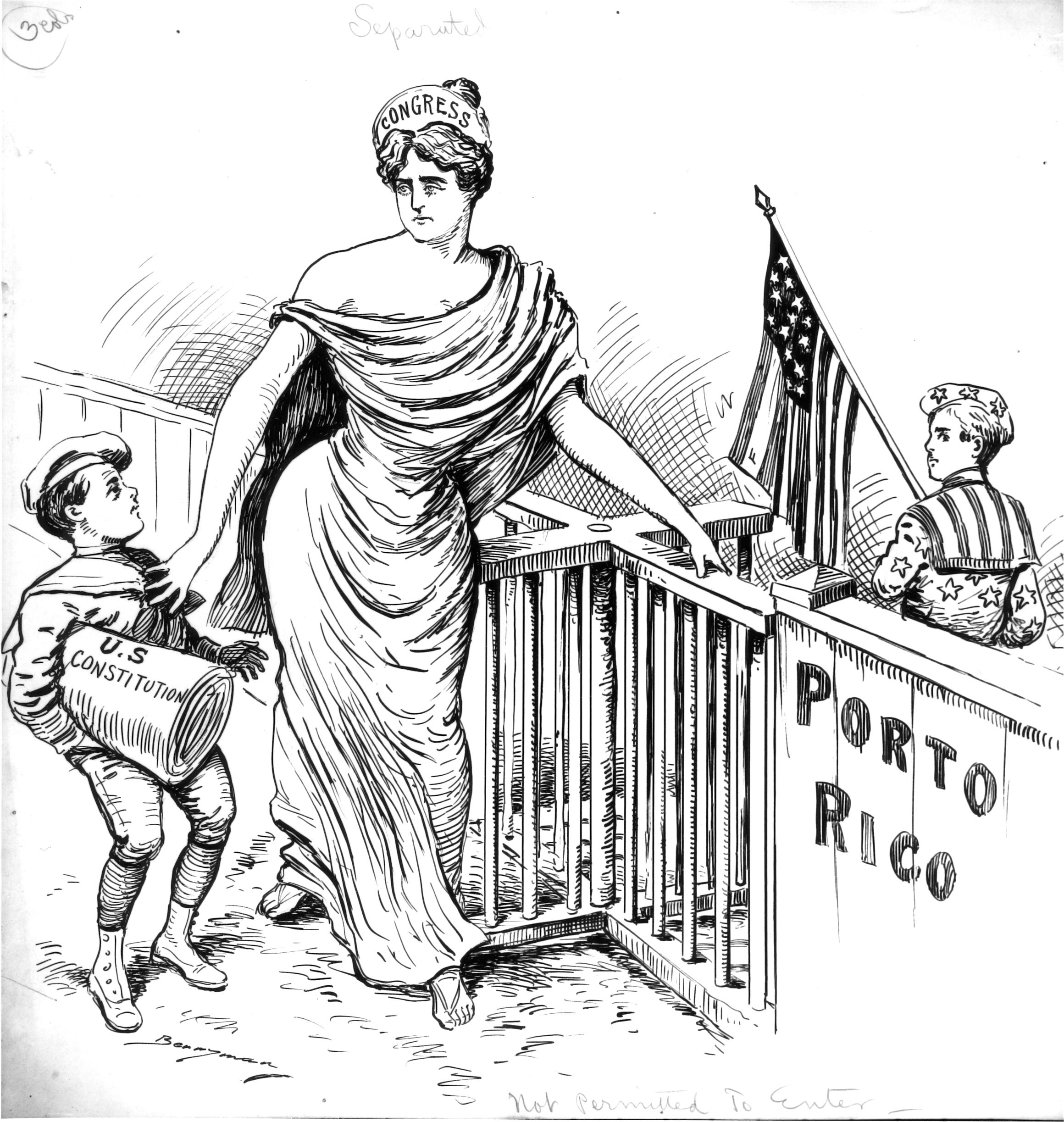 Separated cartoon