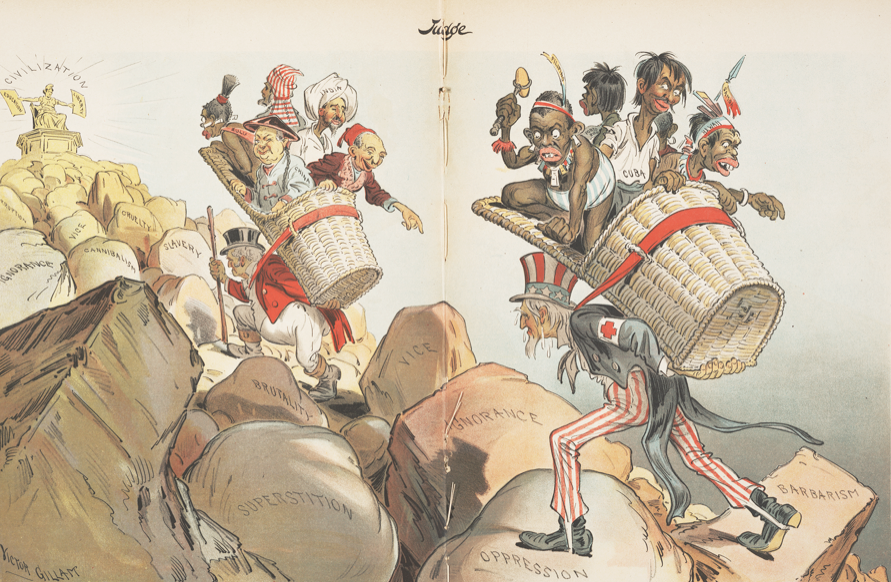 The White Man's Burden cartoon