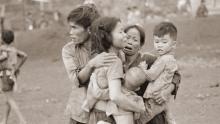 A scene from the Vietnam War