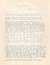 Transcript of Letter from Franklin Delano Roosevelt to Dr. Egleston Regarding his Polio Attack, 10/24/1924