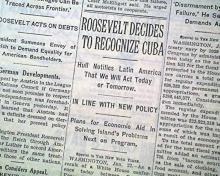 Newspaper discussing the 1934 Treaty of Relations
