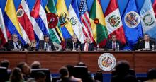 Picture of OAS's fifty-second Assembly in Lima, Peru