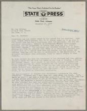 Daisy Bates Letter