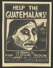 "Help the Guatemalans!" poster