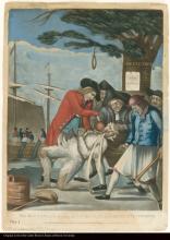 The Bostonians Paying the Excise Man, or Tarring and Feathering