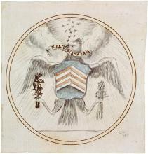 Seal of Bald Eagle, includes the motto E Pluribus Unum, "Out of Many, One."