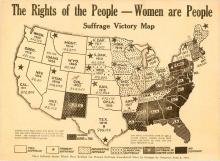 Women's Suffrage Map