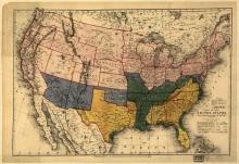 Map of the Union 1864