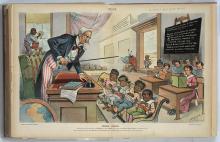 Picture of "School Begins" Political Cartoon