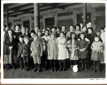 Immigrant Children, Ellis Island, New York